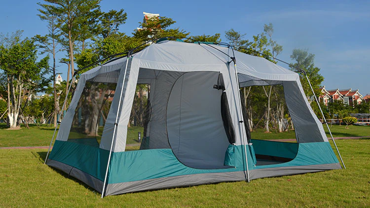Cheap Goat Tents New Arrival! Outdoor 8 12 Person Ultra large Tent Anti UA Double Layer Waterproof Tents Outdoor Camping Large Gazebo Sun Shelter Tents 